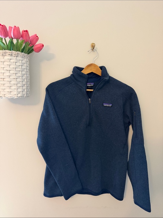 Patagonia Jackets & Blazers - Patagonia Navy Half-Zip Fleece Pullover